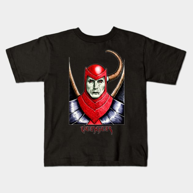 a venger Kids T-Shirt by sapanaentertainment